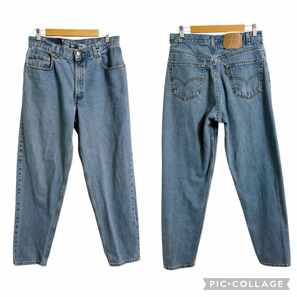 Levi's Y2k 560 Loose Fit Tapered Leg Jeans 34x32 Light Wash  2003 Baggy Denim